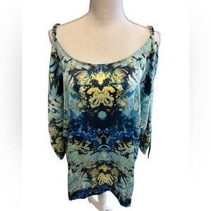 Ladies multicolor plus size top